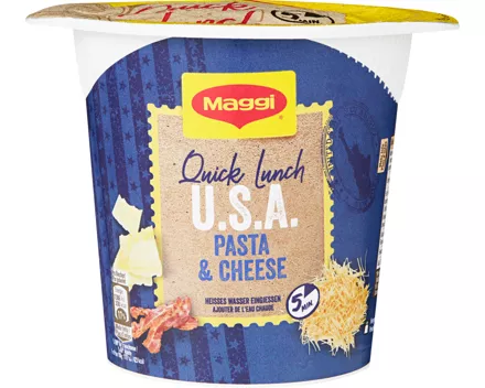 Maggi Quick Lunch USA Pasta & Cheese