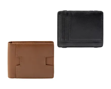 Magic Wallet/Leder-Geldbörse (Aktion nur in der Deutschschweiz gültig)
