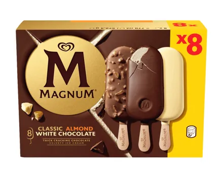 MAGNUM Classic/Almond/White