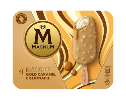 Magnum Double Gold Caramel Billionaire 4x85ml