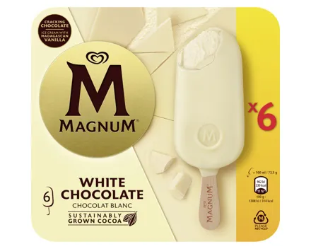 Magnum White Chocolate 6x100ml