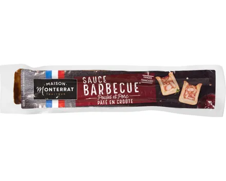 Maison Monterrat Pâté en croûte Poulet et Porc sauce Barbecue