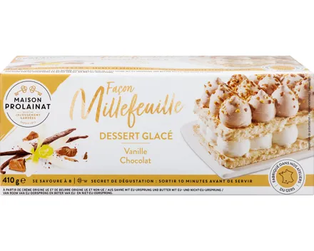 Maison Prolainat Glacedessert Millefeuille
