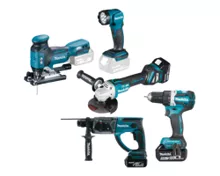 MAKITA Akku-Werkzeug-Set 18V DLX5066TJ