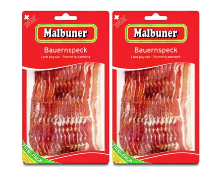 Malbuner Bauernspeck 2x120g 240g