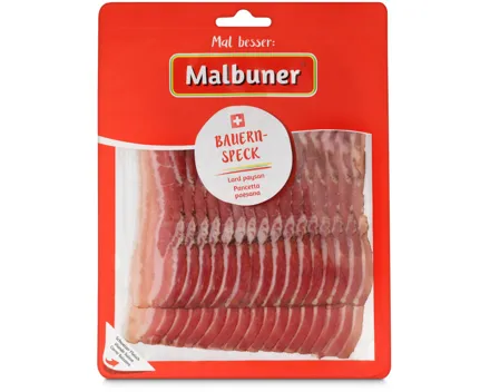 Malbuner Bauernspeck geschnitten 2x120g