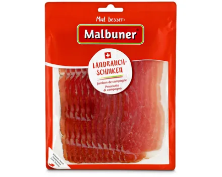 Malbuner Landrauchschinken 3x120g 360g