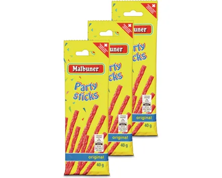 Malbuner Party-Sticks 3 Stück