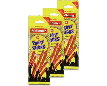 Malbuner Party Sticks 8x5g 3x 40g