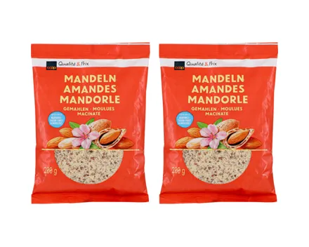 Mandeln gemahlen 2x 200g