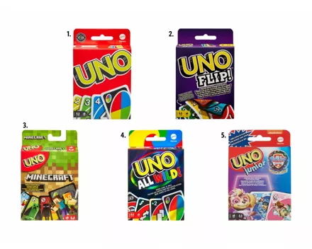 Mattel UNO Sortiment