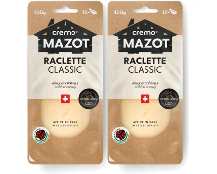 Mazot Raclette IP-Suisse classic Scheiben 2x 400g