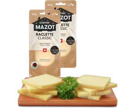 Mazot Raclette IP-Suisse classic Scheiben 2x 400g