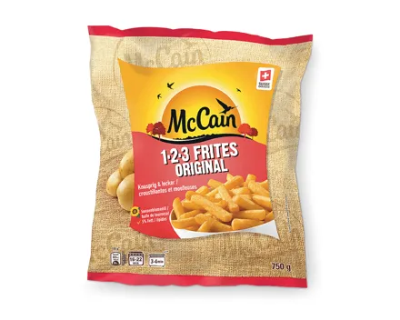 McCain 1.2.3 Frites / Country Potatoes Classic / Golden Sprinter / Crusty Longs