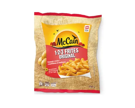 McCain 1.2.3 Frites / Country Potatoes Classic / Golden Sprinter / Crusty Longs