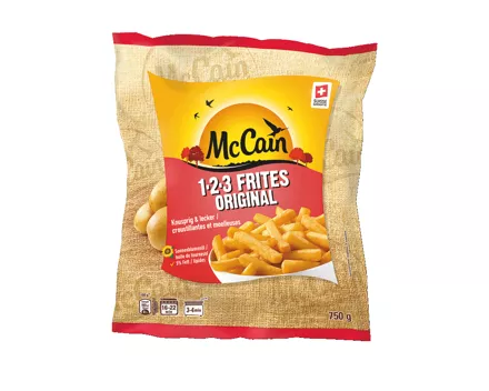 McCain 1.2.3 Frites / Country Potatoes Classic / Golden Sprinter / Crusty Longs