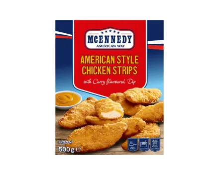 MCENNEDY Chicken Strips mit Curry-Dip