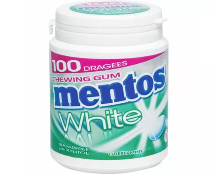 Mentos Gum White Green Mint 150g