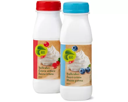 Migros Bio-Halb- und Vollrahm, 250 ml