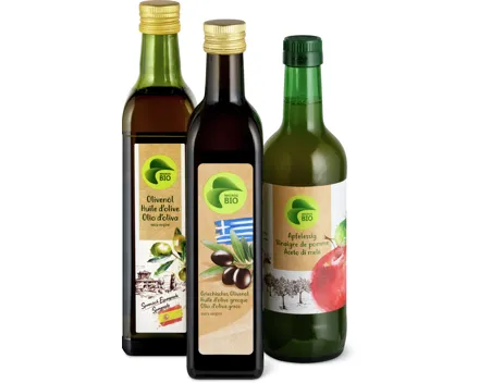 Migros Bio-Öle und -Essige