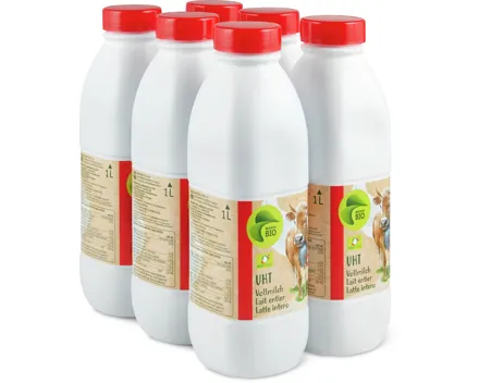 Migros Bio-Vollmilch UHT und -Milch Drink UHT