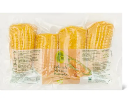 Migros Bio Zuckermais pasteurisiert