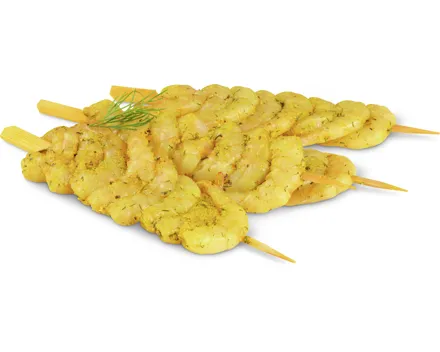 Migros Crevettenspiessli Lemon Pepper, ASC