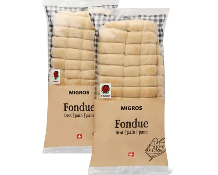 Migros Frischback-Fonduebrot, IP-SUISSE, Duo-Pack