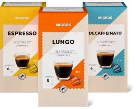 Migros Kaffeekapseln, 20 Stück