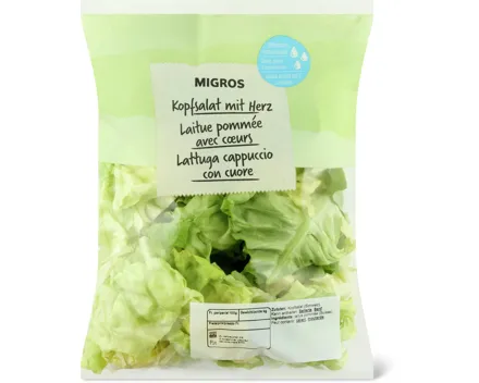 Migros Kopfsalat mit Herz