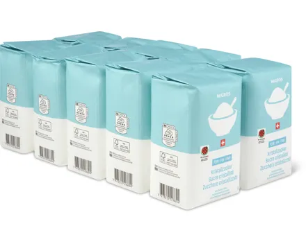 Migros Kristallzucker, IP-SUISSE, 10er-Pack