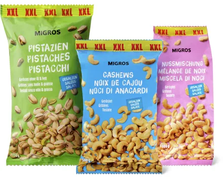 Migros-Nüsse und -Nussmischungen