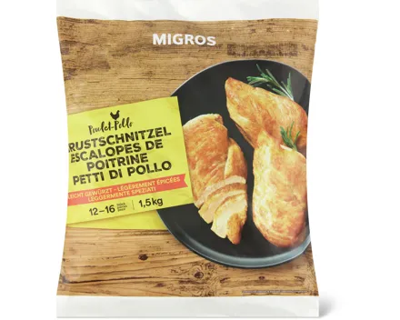 Migros Pouletbrustschnitzel mariniert