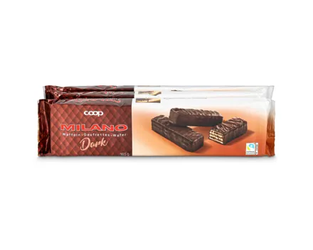 Milano Fairtrade Waffeln Dark 3x165g