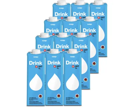 Milchdrink UHT 1.5% IP-Suisse 6x1l 2x 6l