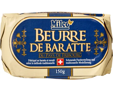Milco Beurre de Baratte du pays de Fribourg