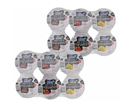 Milco Joghurt Mokka Erdbeere & Mango 12x90g