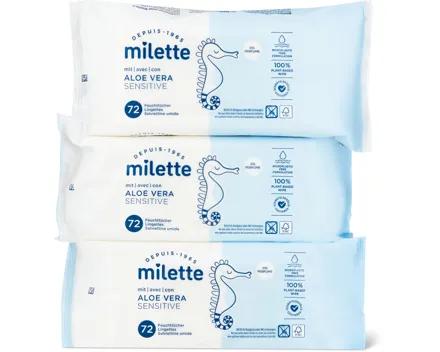 Milette Baby-Feuchttücher, FSC®