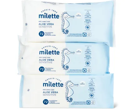 Milette Baby-Feuchttücher, FSC®
