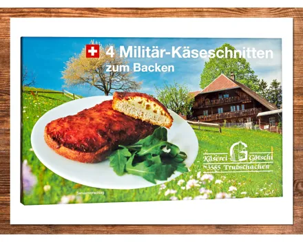 Militär-Käseschnitten (Aktion nur in der Deutschschweiz gültig)