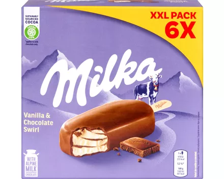 Milka Glace Vanille & Schokolade