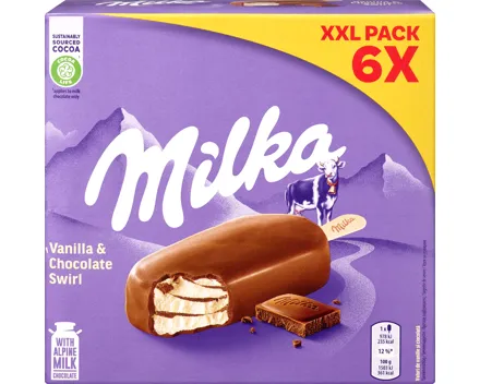Milka Glace Vanille-Schokolade XXL