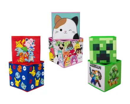 Minecraft/Pokémon/Squishmallows Boxen, 2er
