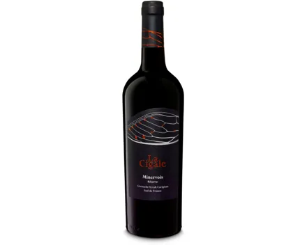 Minervois AOP Rouge La Cigale (2023) – Rotwein, Frankreich (0.75l)