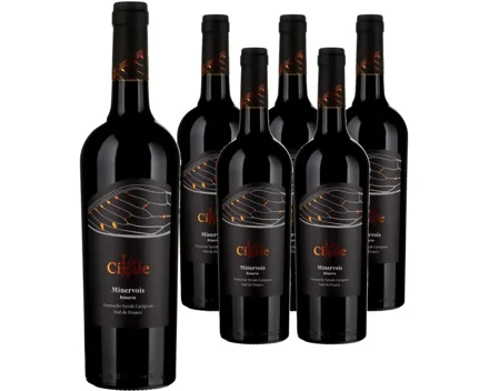 Minervois AOP Rouge La Cigale 6x 75cl (2023) – Rotwein, Frankreich (0.75l)