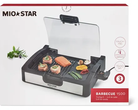 Mio Star Elektrogrill Barbecue 1500