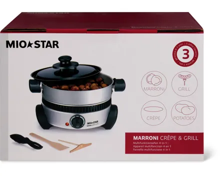 Mio Star Tischgrill Marroni Crêpe & Grill