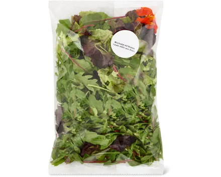 Mischsalat mit Blumen