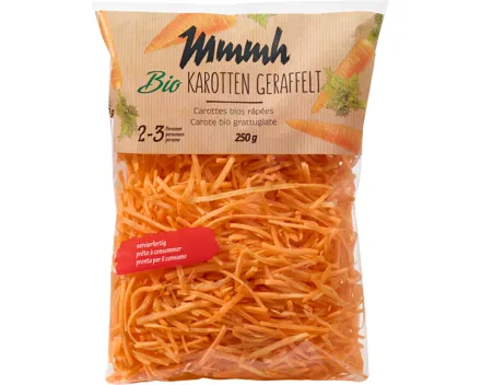 Mmmh Bio Karotten geraffelt