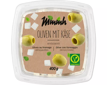 Mmmh grüne Oliven mit Käse